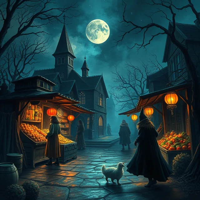 The Witch of the Midnight Market Magical Story